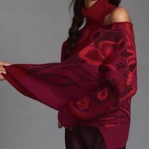 New FARM Rio Shoulder-Cutout Knit Sweater